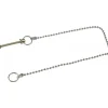 Ensemble chaînette perlée chromée 30 cm Ø 3.3 mm BRICOZOR