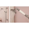 Ensemble de douche rétro avec barre et douchette - chromé - Louise JACOB DELAFON