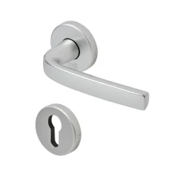 Ensemble de poignées sur rosaces en aluminium anodisé - Logio VACHETTE