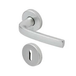 Ensemble de poignées sur rosaces en aluminium anodisé - Logio VACHETTE