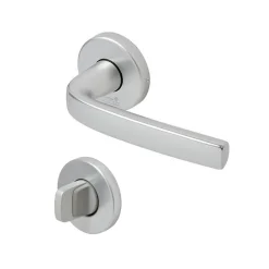 Ensemble de poignées sur rosaces en aluminium anodisé - Logio VACHETTE
