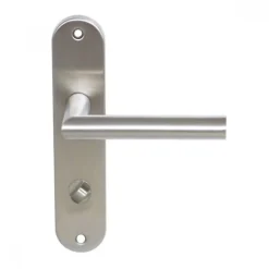 Ensemble de porte Pomerol sur petites plaques 165 mm - inox 304 brossé EUROWALE