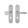 Ensemble de sécurité inox ESG 675 - 2 plaques béquille ED28 + bouton KARCHER DESIGN