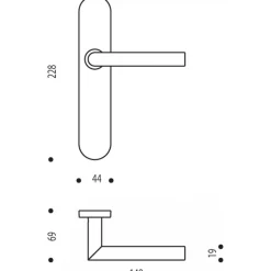 Ensemble Linox sur grandes plaques SGN2 - adapté A2P** VACHETTE ASSA ABLOY