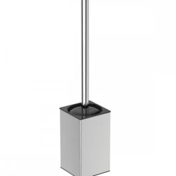 Ensemble porte-brosse et brosse WC - chromé et noir - IOM IDEAL STANDARD