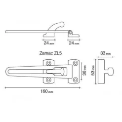 Entrebâilleur pour porte affleurante - Modern SOCONA