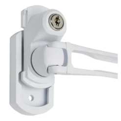 Entrebâilleur rigide déverrouillable de porte - Vigilok - Blanc SOCONA