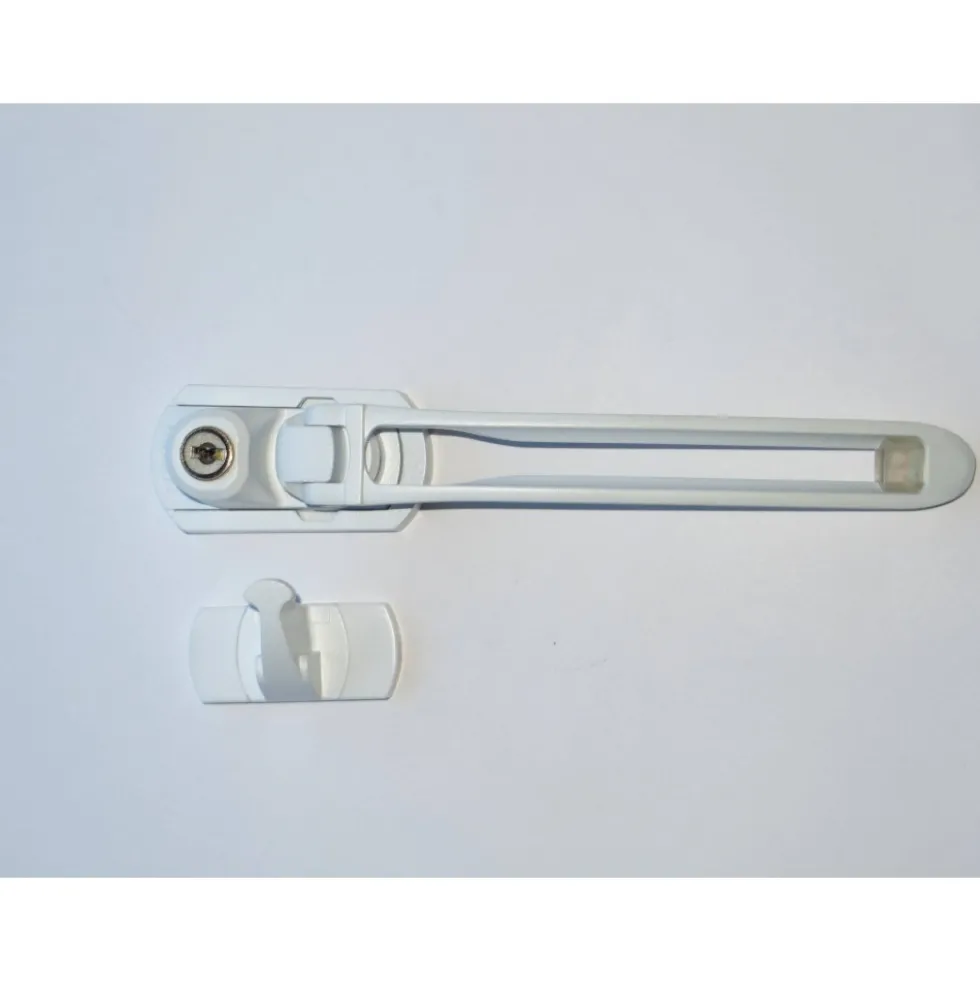 Entrebâilleur rigide déverrouillable de porte - Vigilok - Blanc SOCONA