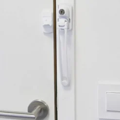 Entrebâilleur rigide déverrouillable de porte - Vigilok - Blanc SOCONA