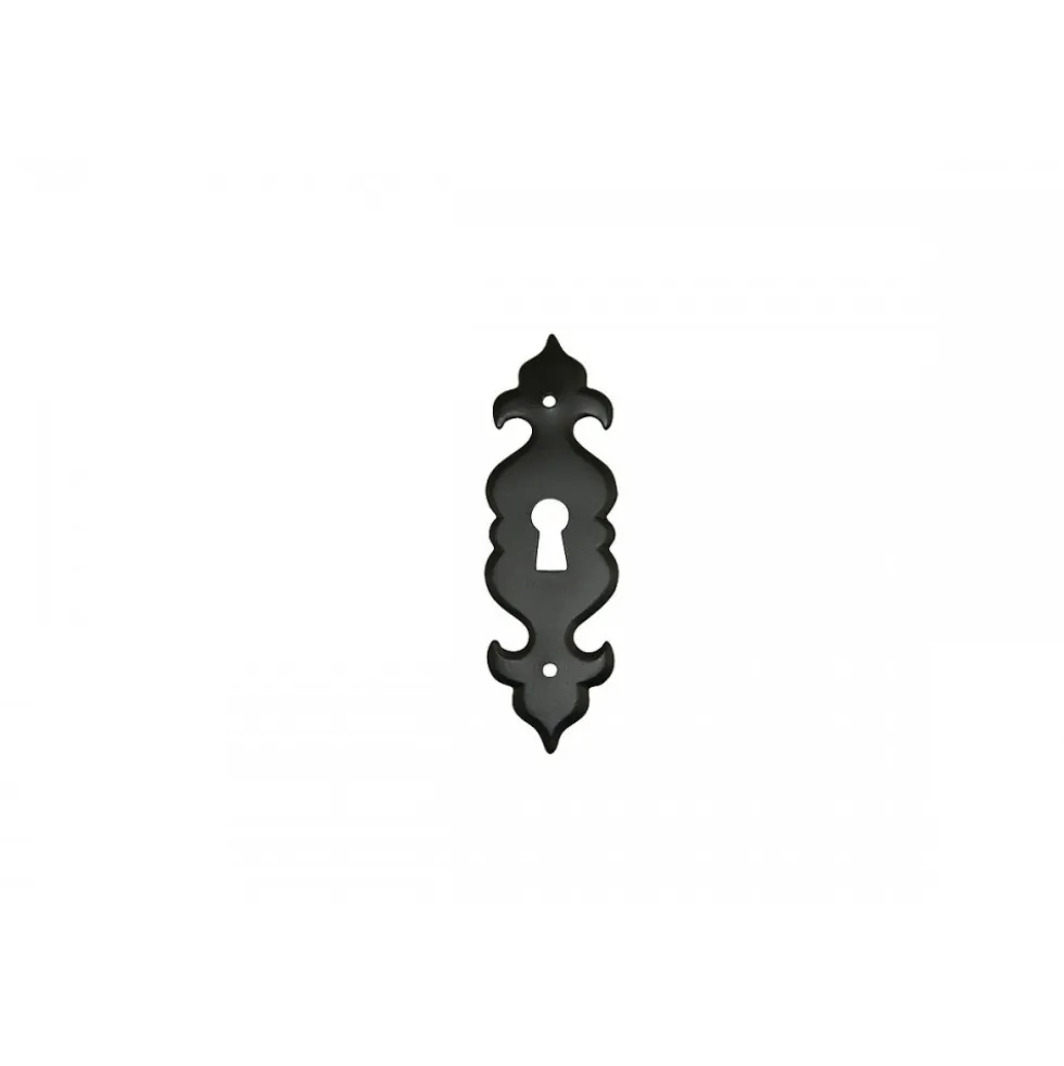 Entrée régence 1213 noir mat - hauteur 82 mm CADAP