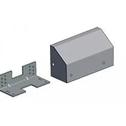 Equerre de fixation en acier pour verrou d'issue de secours type TV101 DORMAKABA
