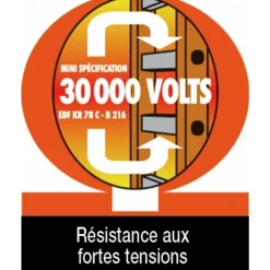 Escabeau isolant - spécial travaux électriques - 4472 TUBESCA