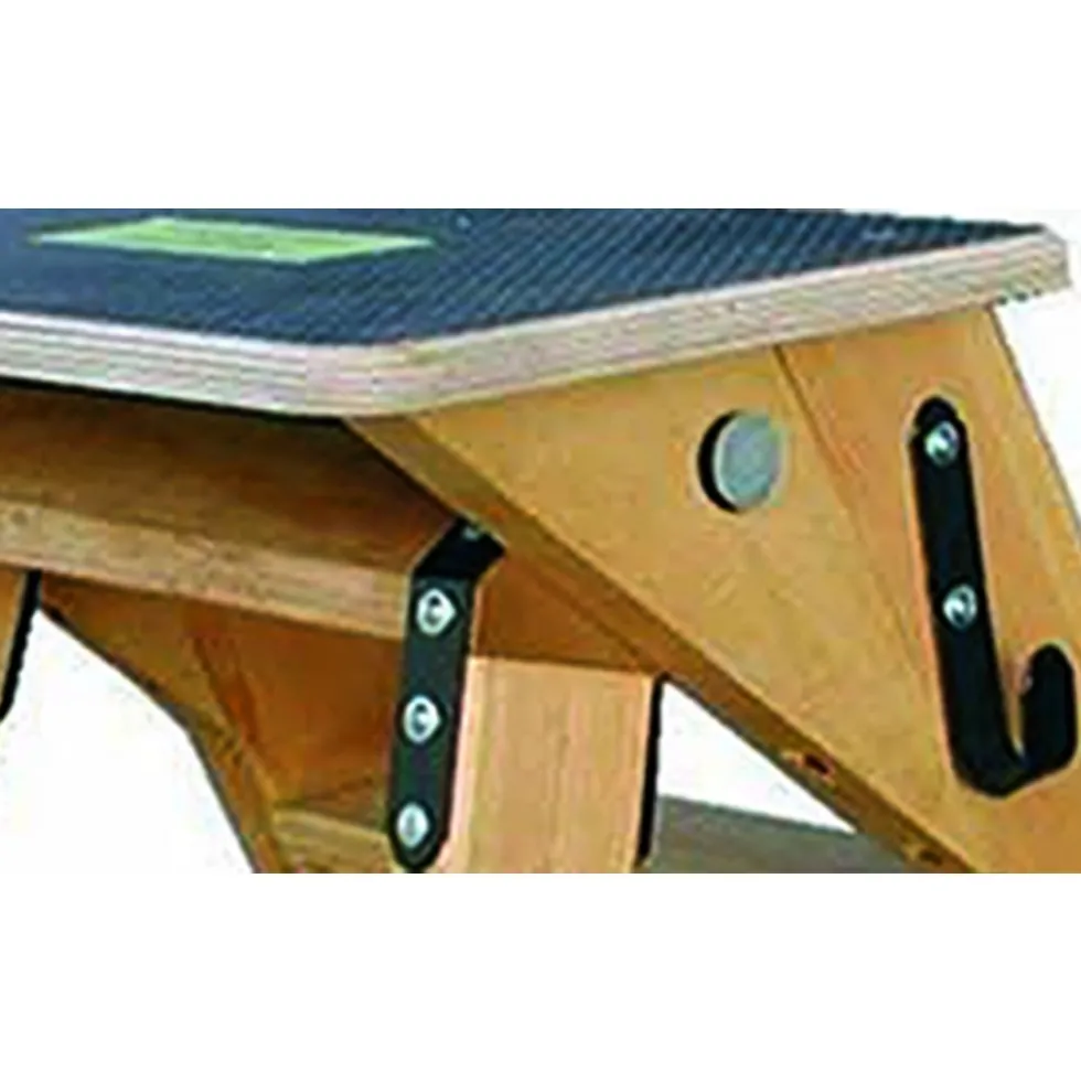 Escabeau professionnel en bois + tablette OUTIFRANCE