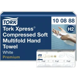 Essuie-mains enchevêtrés compressé Xpress Premium - 12 packs de 170 TORK