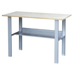 Etabli de mécanicien - FIRST - 1,20 m - plateau bois - bâti métal OUTIFRANCE