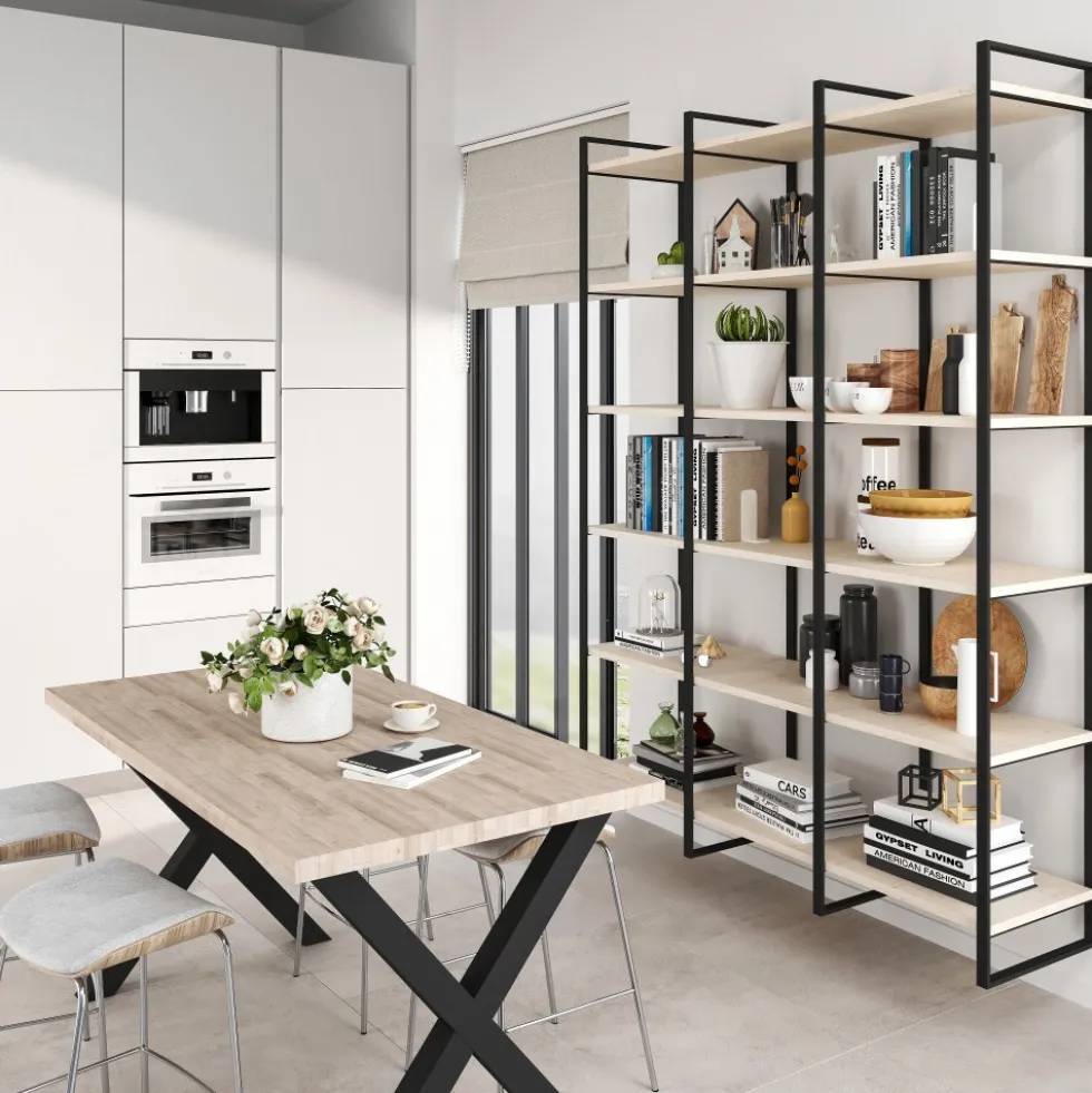 Etagère murale - avec structure et tablettes - 1150x690 mm - Lader EMUCA