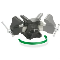 Etau d'établi pivotant 125 mm en fonte GS- EBT125 PEUGEOT