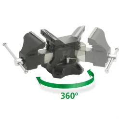 Etau d'établi pivotant 200 mm-Longueur 525 MM-Largeur 200 MM PEUGEOT