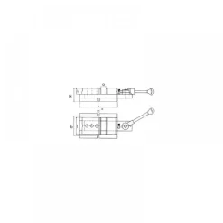 Etau à serrage par came et à serrage hydraulique - CAM DOLEX