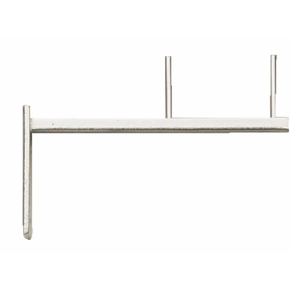 Ferrure à platine à visser pour tringles à rideaux - deux gonds Boulet