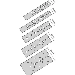Feuillard perforé en acier galvanisé - FP SIMPSON Strong-Tie