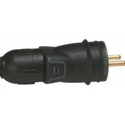Fiche électrique mâle en caoutchouc IP44 16A 2P+T LEGRAND