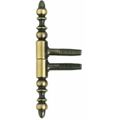 Fiche - portes bois - nœuds à vases - vieux bronze - 13 mm BROS