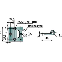 Fiches applique 3206 ASSA ABLOY