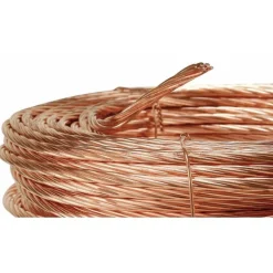 Fil de cuivre nu 25mm² pour circuit de mise à la terre - 25 m BRICOZOR