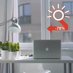 Film adhésif anti-chaleur pour surfaces vitrées NORDLINGER