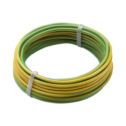 Fil rigide HO7V-U - 2,5 mm² - Jaune et Vert DEBFLEX