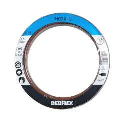 Fil rigide HO7V-U - 1,5 mm² - Marron DEBFLEX