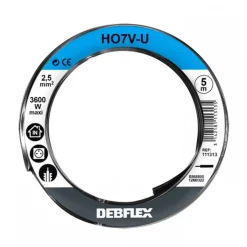Fil rigide HO7V-U - 2,5 mm² - Noir DEBFLEX