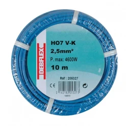 Fil souple HO7V-K - 2,5 mm² - 10 m - Bleu DEBFLEX