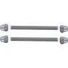 Fixation pour poignée tubulaire 1711 pour porte battante - alu argent BILCOCQ