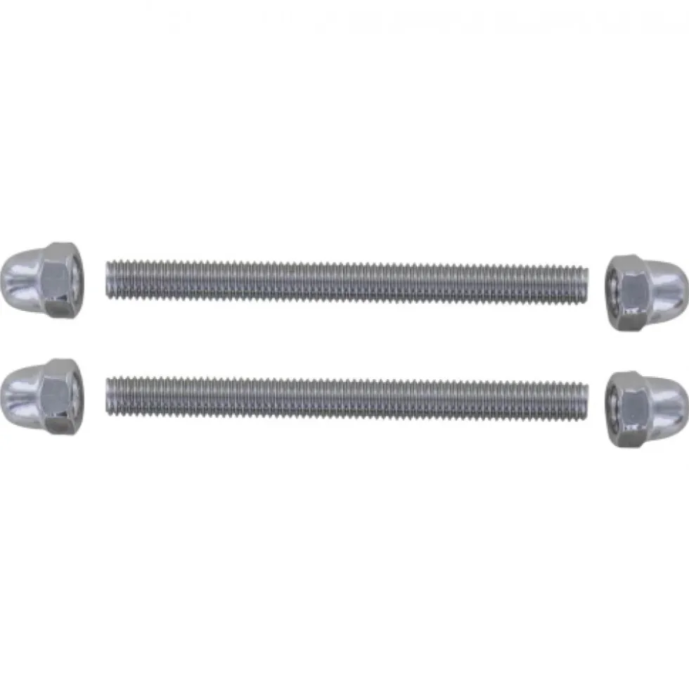 Fixation pour poignée tubulaire 1711 pour porte battante - alu argent BILCOCQ