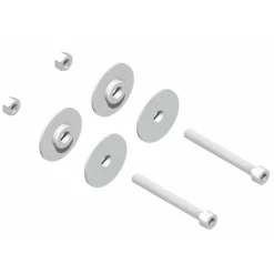 Fixations pour poignée traversante de porte en verre Diva XX et XXI LA CROISÉE DS