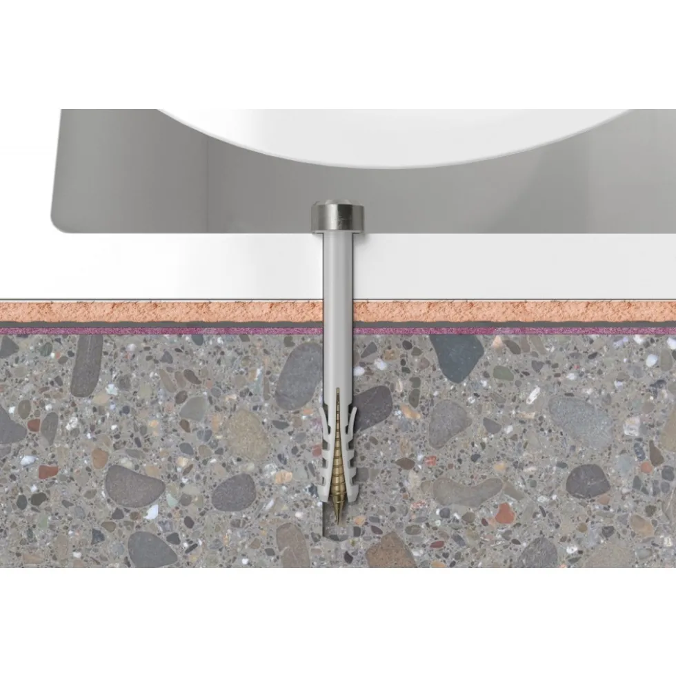 Fixations pour WC et bidet - cheville longue FISCHER