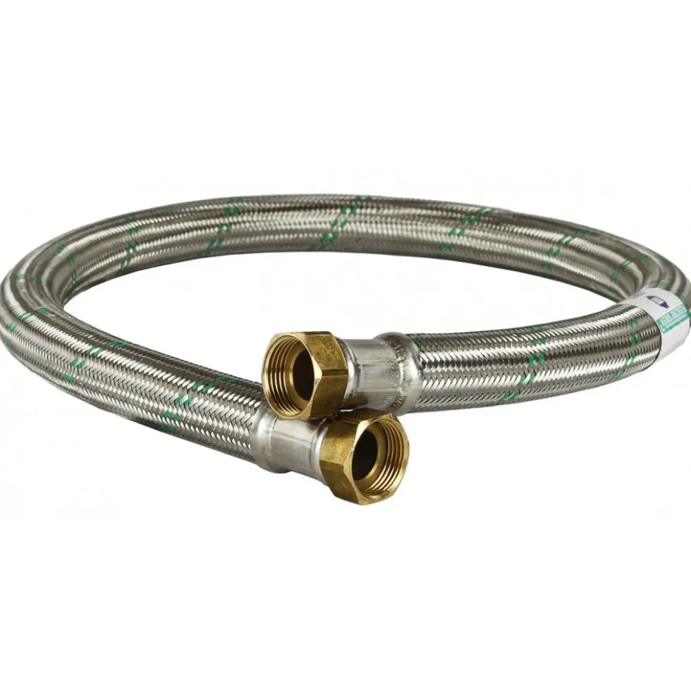 Flexible plomberie Inox femelle/femelle 20X27 - DN13 - Flexcore® Green NEOPERL