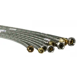 Flexible sanitaire Inox mâle/femelle 15X21 - DN 8 - Flexcore® Green NEOPERL
