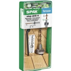 Foret aléseur pour lame de terrasse - perçage et fraisage - butée SPAX