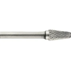 Fraise-lime conique - carbure tungstène - diamètre 10mm - queue de 6 mm TIVOLY