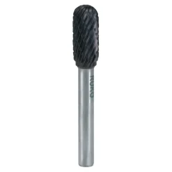 Fraise lime en carbure à bout rond - revêtement TiCN - diamètre 10 mm RUKO
