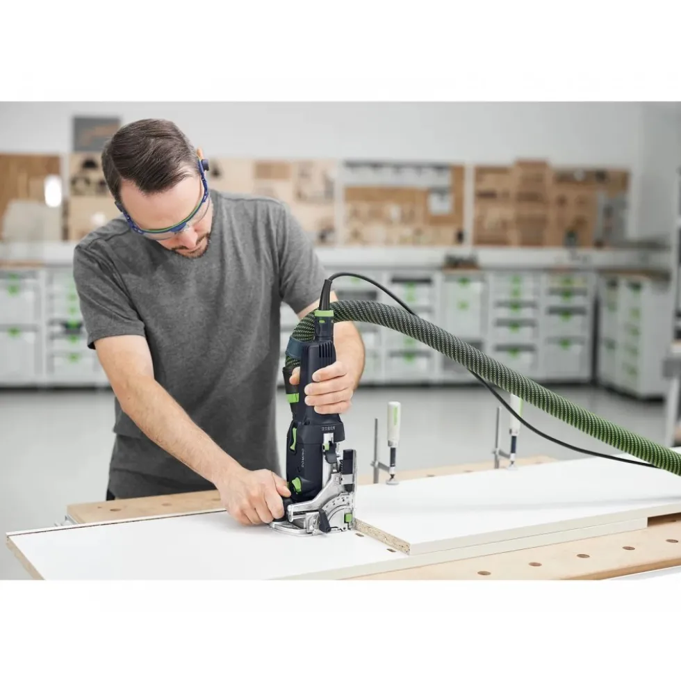 Fraiseuse Domino 420W - DF 500 RQ-Plus + coffret FESTOOL