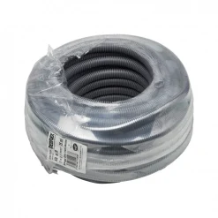 Gaine ICTA pré-filée 3 x 2.5 mm - en bobine - diamètre 20 mm - gris DEBFLEX