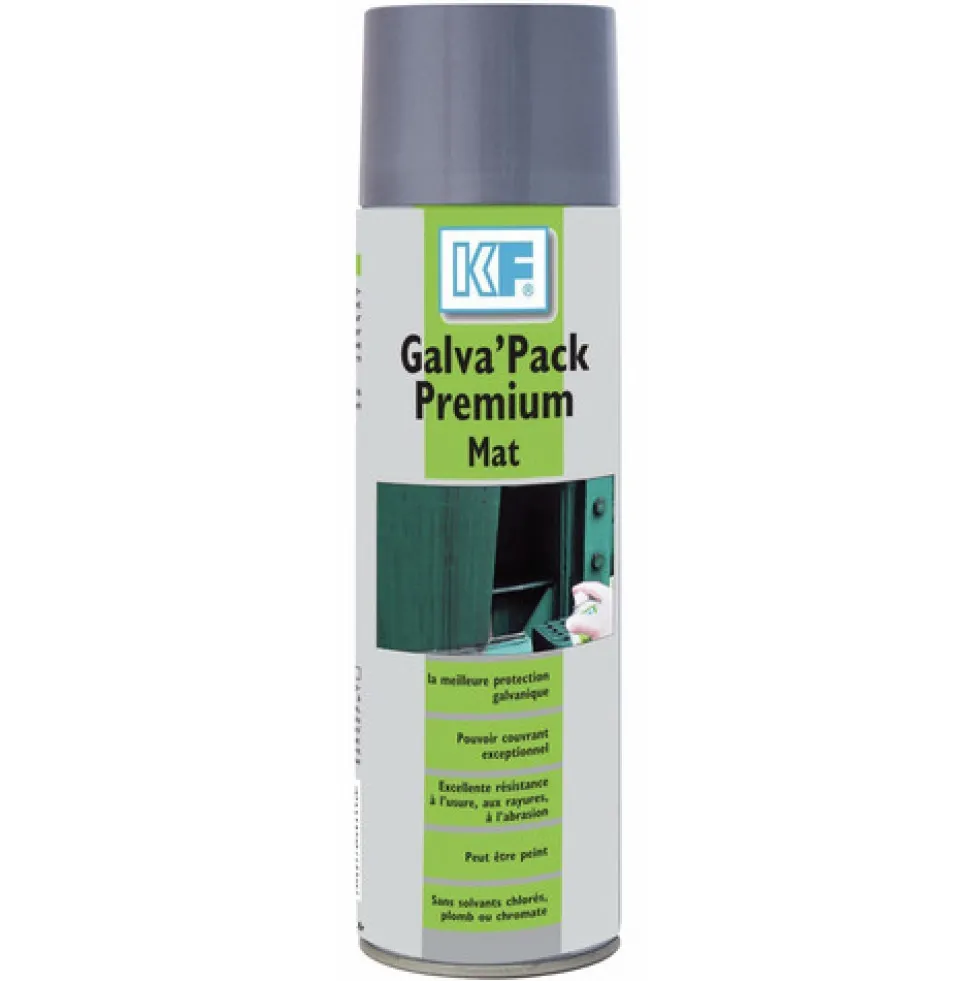Galvanisation à froid - aérosol - mat - Galva' Pack Premium KF