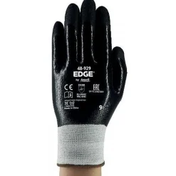 Gants anti-coupure EDGE® 48-929 - oléofuge - enduction totale nitrile ANSELL