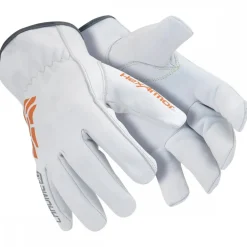 Gants anticoupure en cuir blanc HexArmor Chrome SLT 4061 - niveau E HexArmor