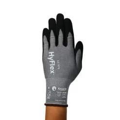 Gants anti-coupures HYFLEX® 11-571 - noir et gris - 12 paires ANSELL