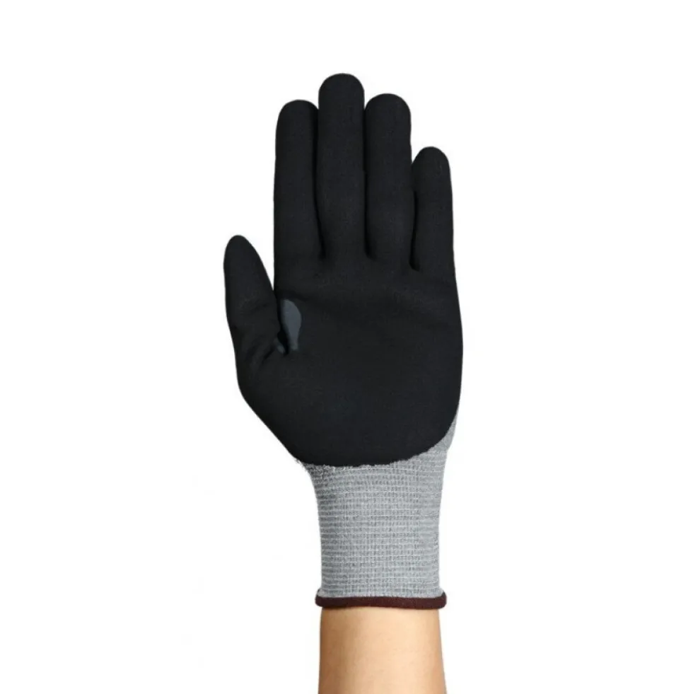 Gants anti-coupures HYFLEX® 11-571 - noir et gris - 12 paires ANSELL